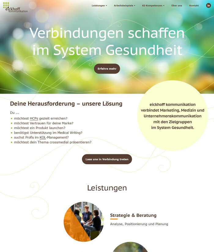 Vorschaubild für das Projekt: eickhoff kommunikation