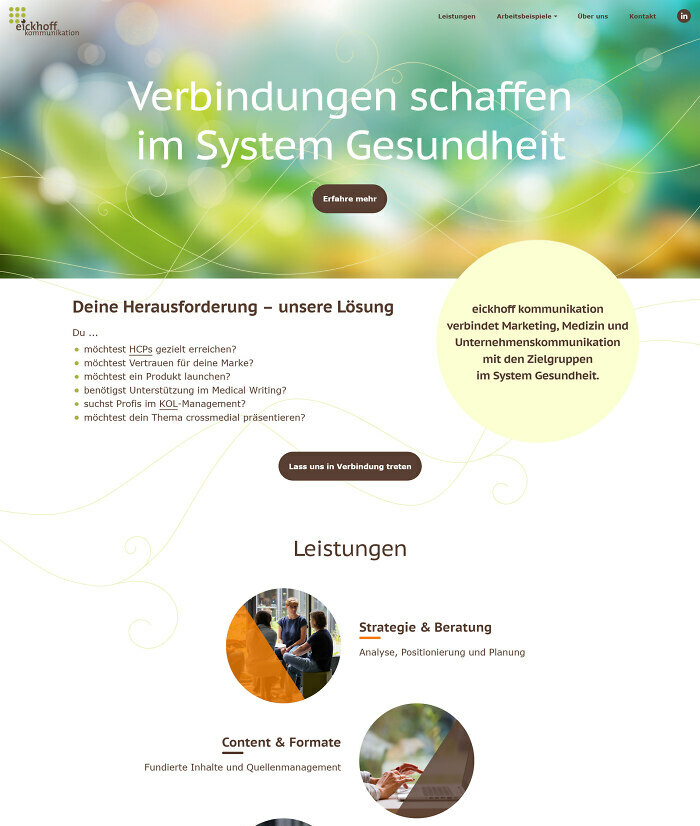 Vorschaubild für das Projekt: eickhoff kommunikation